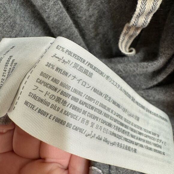 Vintage Y2K Abercrombie & Fitch Silky Gray Water Wind Resistant Light Jacket Sma - Picture 12 of 12